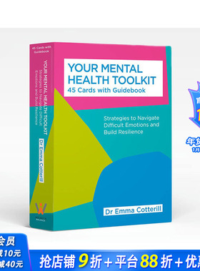 【现货】你的心理健康工具包：：45张引导困难情绪的卡片 Your Mental Health Toolkit: A Card Deck 原版卡牌 正版进口书籍