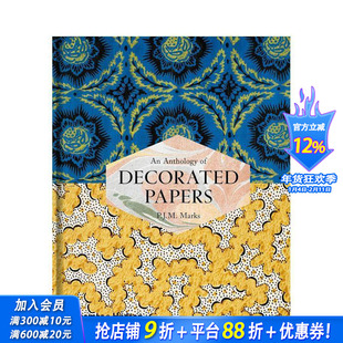 【现货】装饰纸张选集 纹样素材An Anthology of Decorated Papers  英文原版进口图书