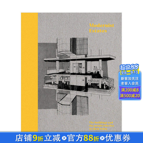 【现货】Modernist Estates，现代主义住宅 英文原版图书进口正版 Stefi Orazi 建筑风格与材料构造