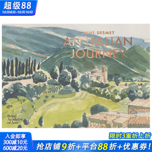 Desmet 预售 意大利之旅 Italian 进口图书画册 RA水彩速写本 正版 英文原版 善优图书 安妮·迪斯梅特 当代艺术 Anne
