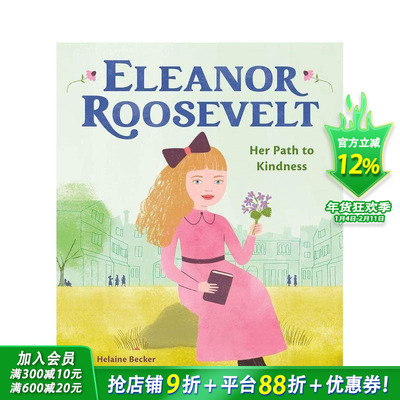 【现货】埃莉诺-罗斯福 Eleanor Roosevelt 英文儿童插画故事绘本 进口童书