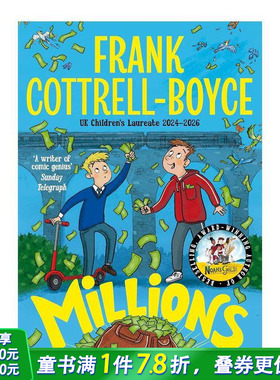 【预售】百万 儿童文学奖Frank Cottrell Boyce 卡内基奖 Millions 12岁+英文故事小说 英语阅读拓展进口书