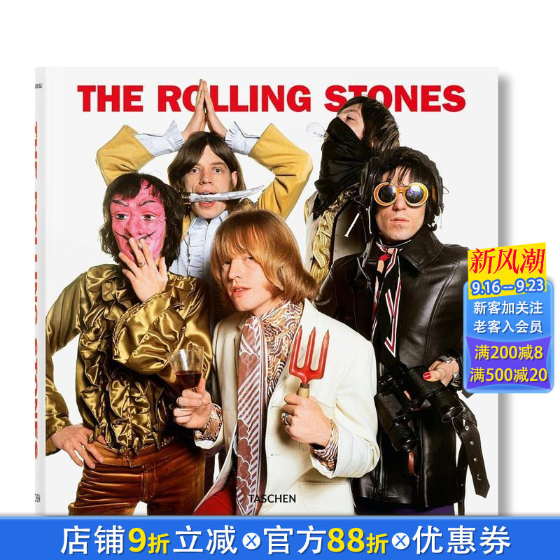 【现货】滚石乐队摄影集新版 The Rolling Stones 摇滚乐团的珍贵影像记录 英文原版