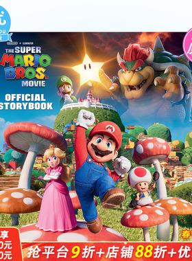 【现货】Super Mario Bros. Movie Story 任天堂超*马里奥电影版故事 英文进口 儿童绘本卡通动画电影书籍 超*玛丽