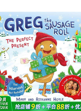 【多册选拍】香肠卷格雷格：完美礼物/复活节冒险/搞笑独角兽 Greg the Sausage Roll: The Perfect Present 英文儿童故事绘本书