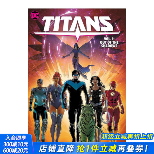 原版 泰坦 Titans 走出阴影 Shadows 英文漫画书 the 卷1 Out 进口书 正版 Vol. 预售