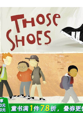 【现货】那双鞋 Those Shoes 原版英文儿童插画故事绘本 进口图书