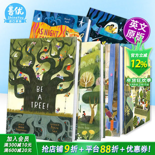 【现货】Felicita Sala艺术插画绘本(可选拍) 做一棵树/春意盎然/失物大追捕等 The Hideout 趣味科普想象力故事 英文儿童进口书
