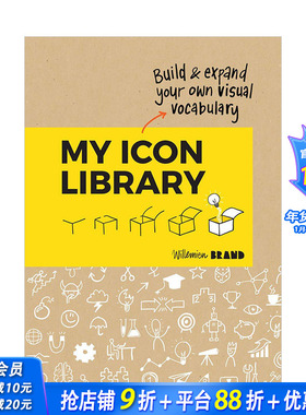 【现货】建立和扩展你的视觉词汇 My Icon Library: Build & Expand Your Own Visual Vocabular 英文原版 视觉发育 启蒙早教