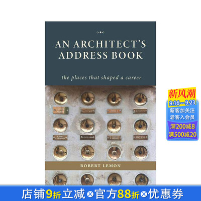 【预售】建筑师地址簿 An Architect's Address Book 原版英文建筑设计 正版进口书