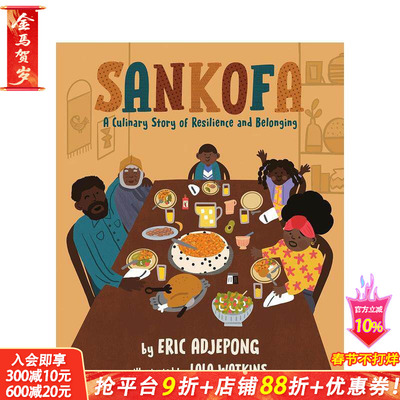 【预售】桑科法：一个关于韧性和归属感的烹饪故事 A Culinary Story of Resilience and Belonging英文儿童插画故事绘本进口童书