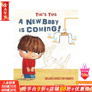 【预售】新生宝宝驾到:新手父母救援指南 A New Baby is Coming! :SOS Parents 英文儿童插画故事绘本 进口童书