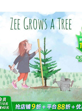 【现货】Zee种了一棵树 Zee Grows a Tree 英文儿童插画故事绘本 进口童书