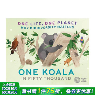 Thousand英文儿童插画科普绘本书 一个星球：五万只考拉中 Life Planet One 一个生命 一只 Fifty Koala 现货