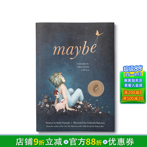 【现货】英文原版 也许 Maybe 英语儿童故事插画绘本 精装进口图书 善优童书