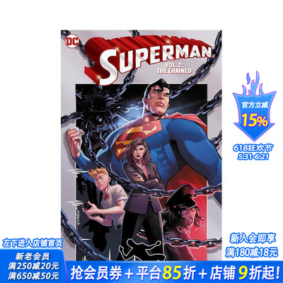 【现货】超人 卷2：被锁链束缚的人 Superman Vol. 2: The Chained 原版英文漫画书 正版进口书