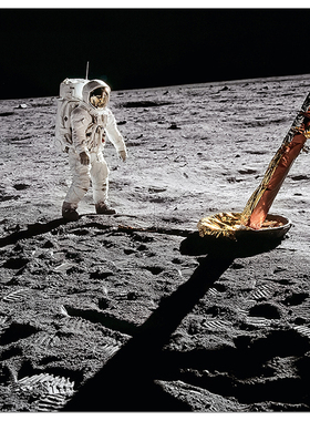 【预售】【限量版挂画】Buzz Aldrin 巴兹·奥尔德林 阿波罗11号《探测中的老鹰号》