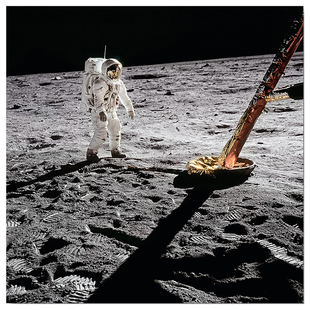 【预售】【限量版挂画】Buzz Aldrin 巴兹·奥尔德林 阿波罗11号《探测中的老鹰号》