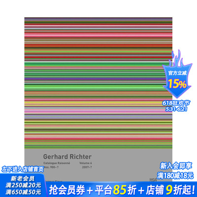 【预售】英文原版 格哈德·里希特作品集（卷六） Gerhard Richter: Catalogue Raisonne 20世纪艺术画册 正版进口书籍 善优图书