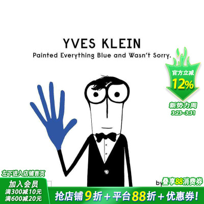 【现货】Yves Klein Painted Everything Blue 伊夫·克莱因 艺术绘本【善优童书】