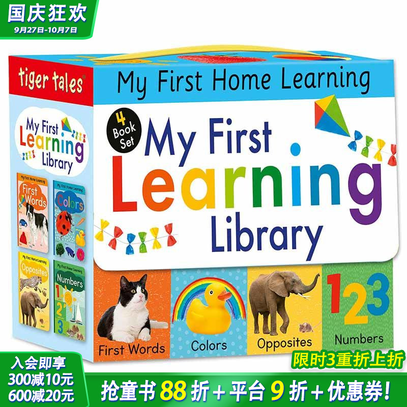 【预售】My First Learning Library，我的di一个学习图书馆 英文原版图书籍进口正版 Crisp, Lauren 儿童章节书