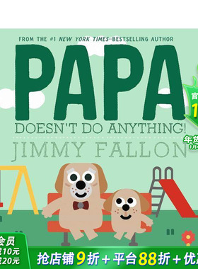【现货】爸爸什么都不做！ Papa Doesn't Do Anything! 英文儿童插画故事绘本 进口童书