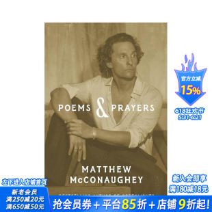 【预售】诗歌与祈祷 奥斯卡金像奖得主马修?麦康纳 Poems & Prayers 原版英文诗歌 正版进口书