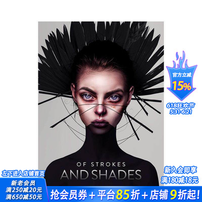 【预售】英文 笔触与阴影：劳拉-H-鲁宾艺术插画集 Strokes&Shades:The secrets of digital art by Laura H. Rubin 进口书