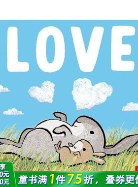【预售】【艾玛·多德动物系列】爱 【Emma Dodd Animal Series】Love 英文儿童插画故事绘本 进口童书