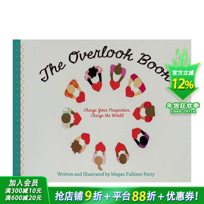 【现货】俯瞰之书:改变看世界的角度 The Overlook Book 英文儿童艺术启蒙绘本进口书