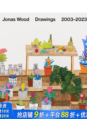 【预售】乔纳斯·伍德：画作 Jonas Wood: Drawings 原版英文艺术画册画集 正版进口图书
