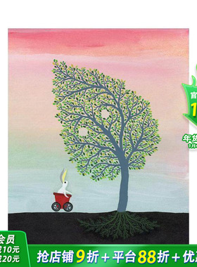 【预售】【2023NYT/NYPL十佳绘本】[插画师Balint Zsako]兔子和树(字绘本) Bunny & Tree 英文儿童英语艺术插画绘本 精装 进口图书