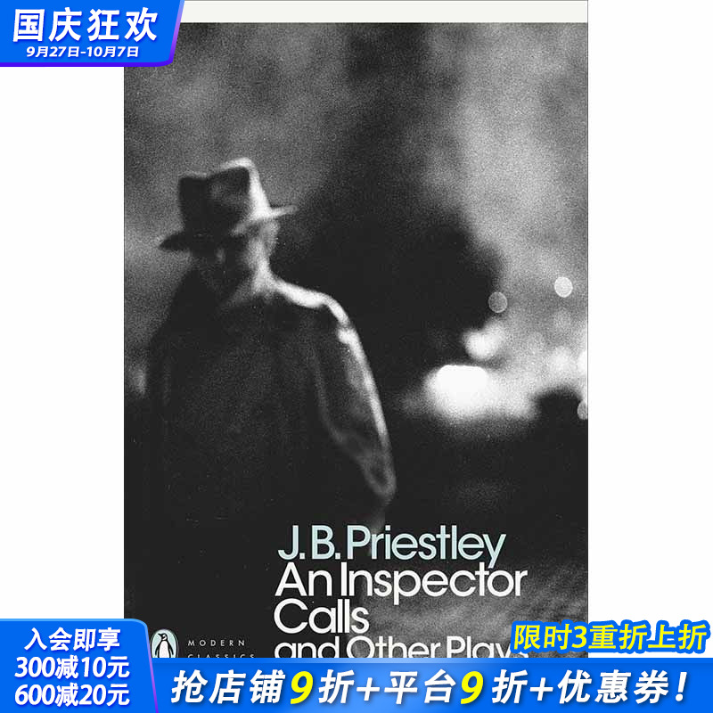 【预售】An Inspector Calls and Other Plays (Penguin Modern Classics)，图书籍进口正版 J. B. Priestley 世界文学