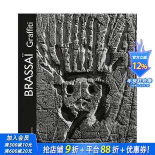 【预售】(预计2月出版)布拉塞:涂鸦艺术 Brassai: Graffiti 原版英文摄影作品集 夜间摄影鼻祖 正版进口书
