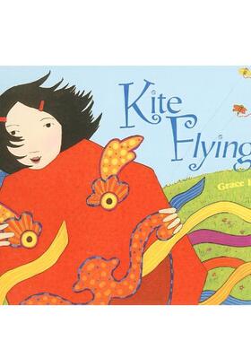 【现货】Kite Flying 放风筝 英文原版儿童绘本 中国传统文化 3-6岁
