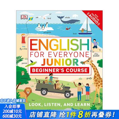【现货】English for Everyone Junior 少儿初*英语:初*课程 英文原版童书