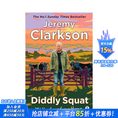 【预售】克拉克森的农场第二部：等牛回家 Diddly Squat: ‘Til The Cows Come Home 原版英文文学散文 正版进口书籍 善优图书