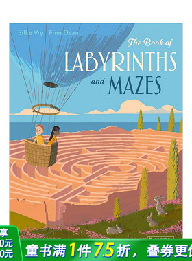【现货】一本关于多样迷宫之书The Book of Labyrinths and Mazes 6岁以上益智玩乐趣味迷宫书 英文原版 迷路园【善优童书】
