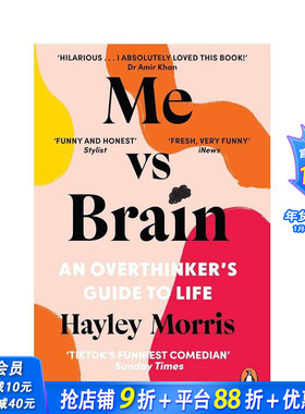 【预售】我与大脑：过度思考者的生活指南 Me vs Brain: An Overthinker’s Guide to Life 原版英文心灵励志 正版进口图书