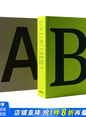 【现货】字体作品集:无衬线体应用+衬线体应用(可选拍)A Collection of Sans Serif Typefaces and Serif Typefaces英文设计进口书