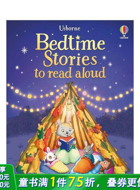 【预售】【插画故事选集】睡前故事【Illustrated Story Collections】Bedtime Stories to read aloud 英文儿童故事 英语进口书