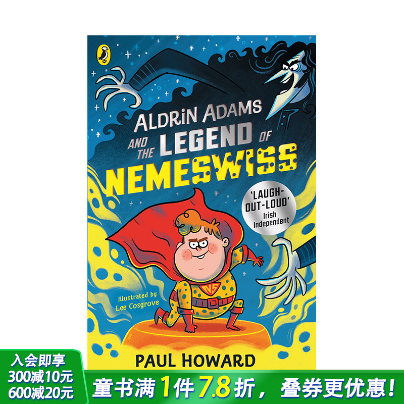 【预售】英文原版 奥尔德林·亚当斯与奈姆斯维斯传奇Adams and the Legend of Nemeswiss 10岁+儿童分*桥梁阅读英语故事进口图书