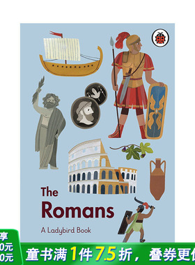 【预售】英文原版 罗马人 【A Ladybird Book】The Romans 12岁+英语阅读拓展章节故事小说 儿童进口图书 善优童书