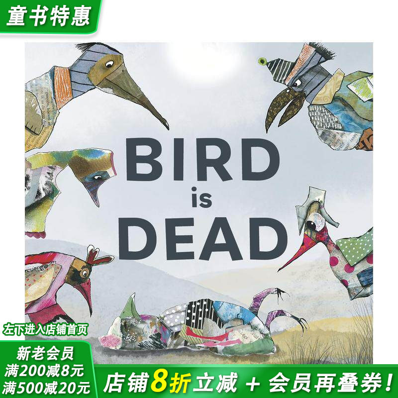 【现货】死亡的小鸟 死亡教育绘本 Bird is Dead 英文儿童插画故事绘本 进口童书