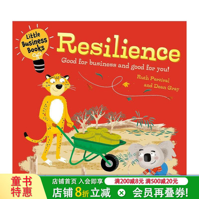 【预售】给孩子的商业小丛书：韧性 Little Business Books: Resilience 英文儿童插画科普绘本 进口童书