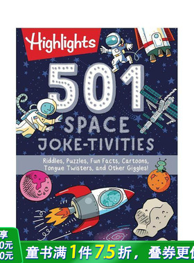 【现货】【501笑话活动】太空 【501Joke-tivities】Space 英文儿童趣味互动英语早教启蒙绘本进口童书