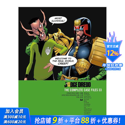 【预售】爵德判官：第 33 版：完整案件档案 Judge Dredd: v. 33: The Complete Case Files 原版英文漫画书 正版进口书