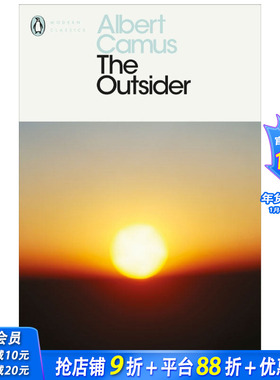 【预售】The Outsider，局外人 Camus 加缪 经典现代文学 英文原版