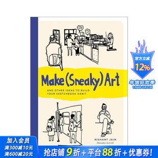 【预售】(偷偷摸摸的)艺术创作：以及其他培养速写习惯的点子 Make (Sneaky) Art 原版英文艺术画册画集 正版进口书