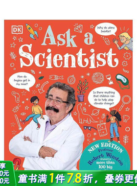 【现货】问科学家（新版） Ask A Scientist (New Edition) 英文儿童插画故事绘本 进口童书